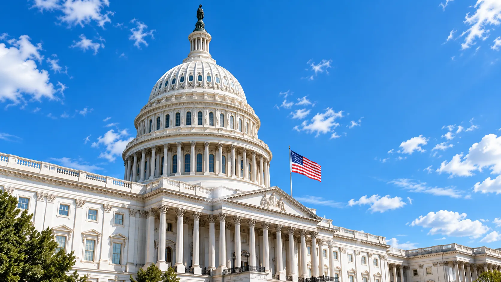 Capitol Dome Beneath a Blue Sky-3