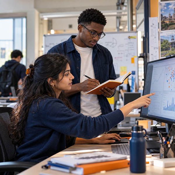Students testing a community data project-2